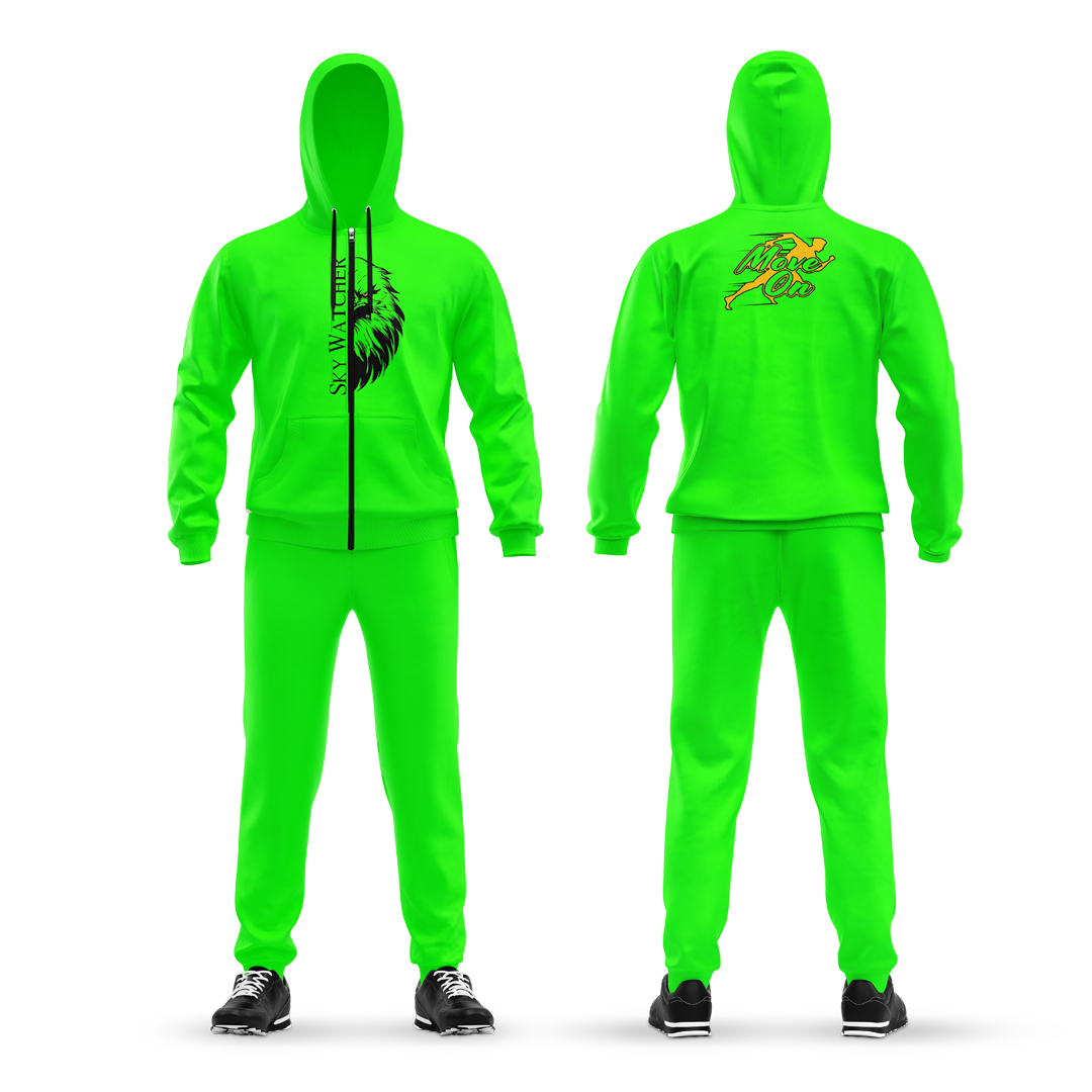 Customized Screen Printed Tracksuit