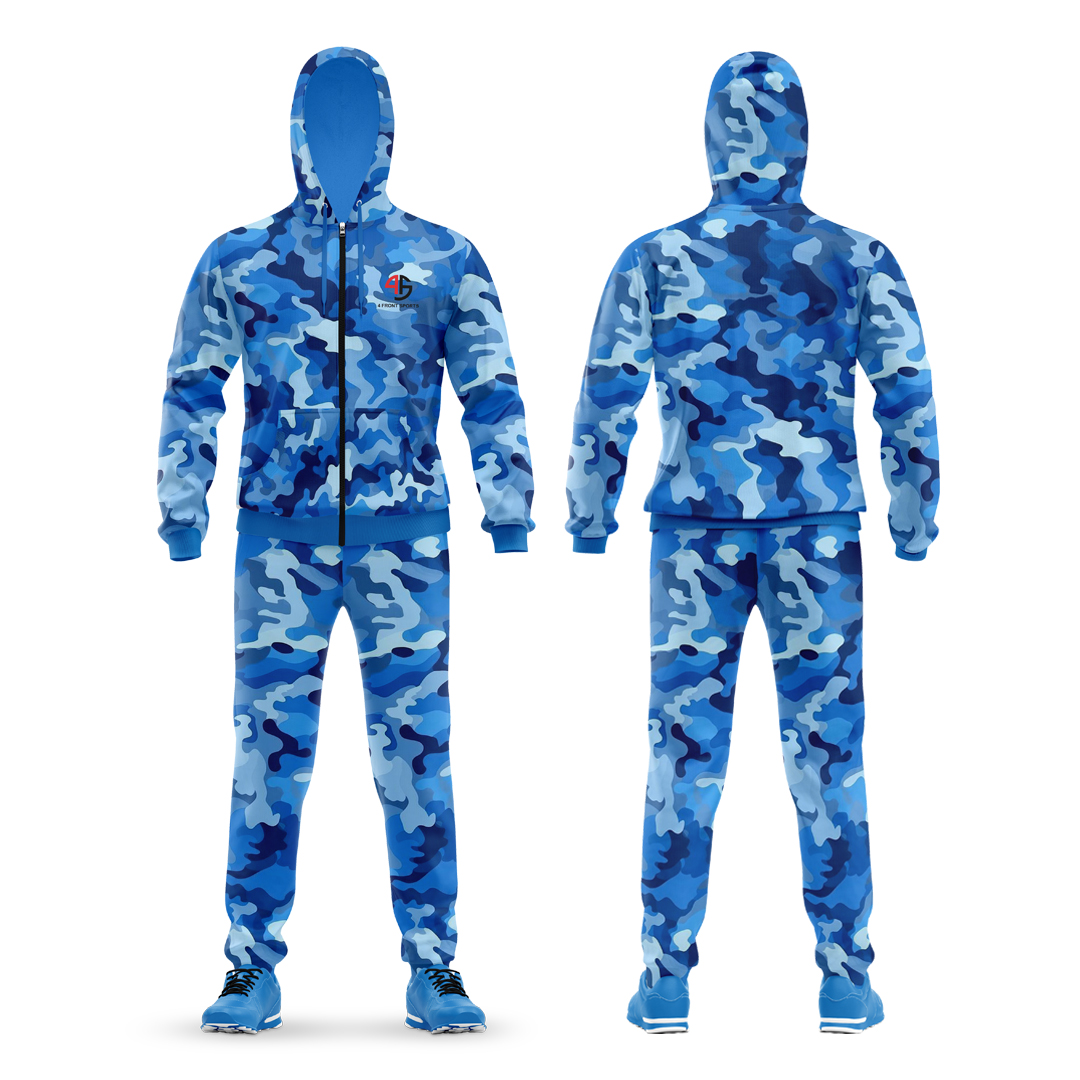 Customized Camo Printed Tracksuit